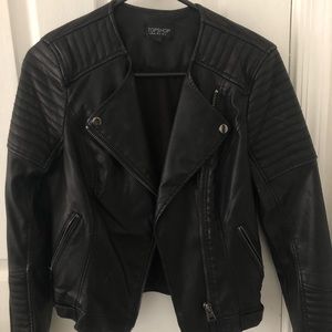 Woman’s Leather Jacket - Topshop size 2